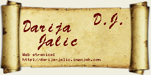 Darija Jalić vizit kartica